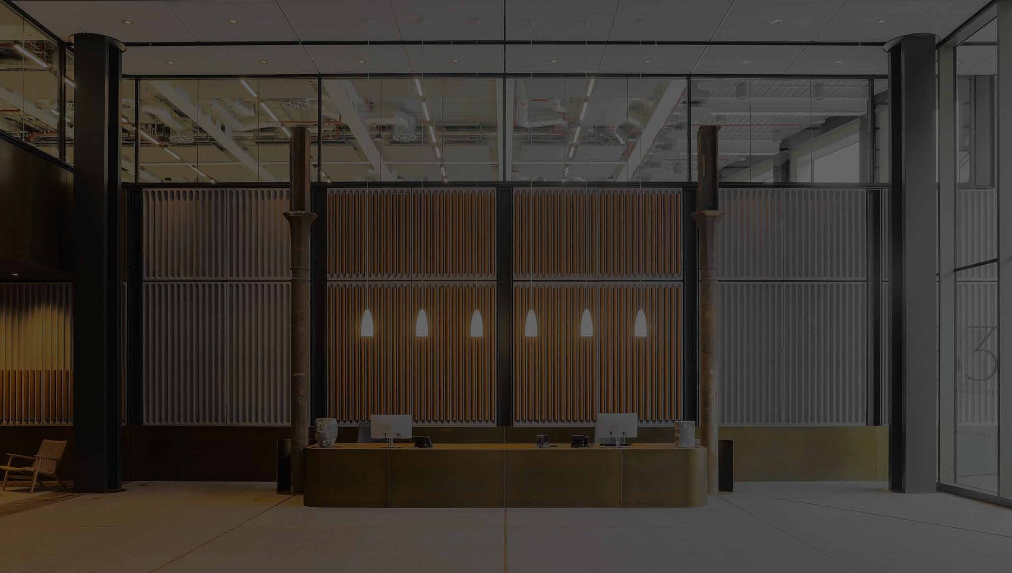 The JJ Mack Building reception