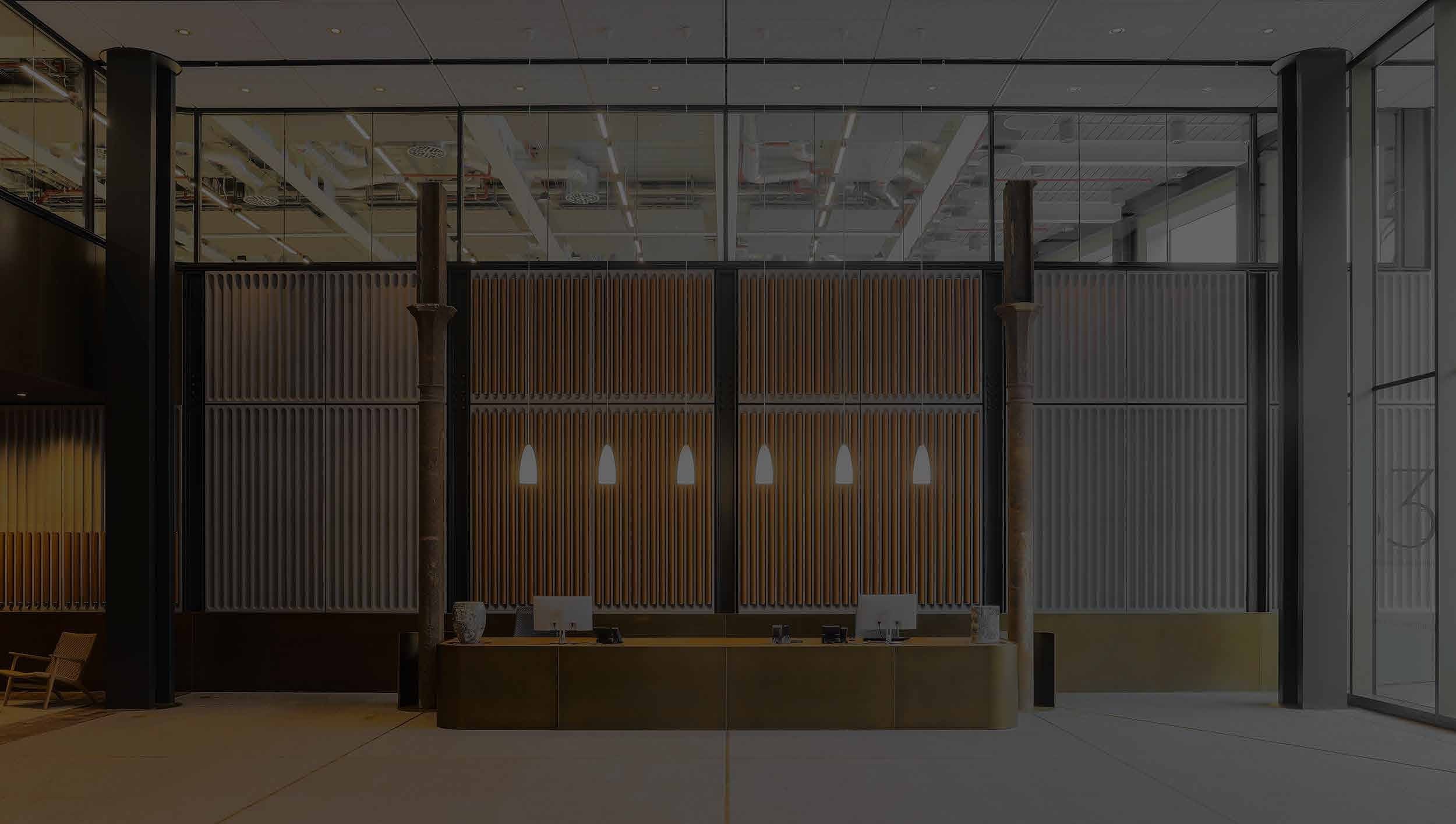 The JJ Mack Building reception